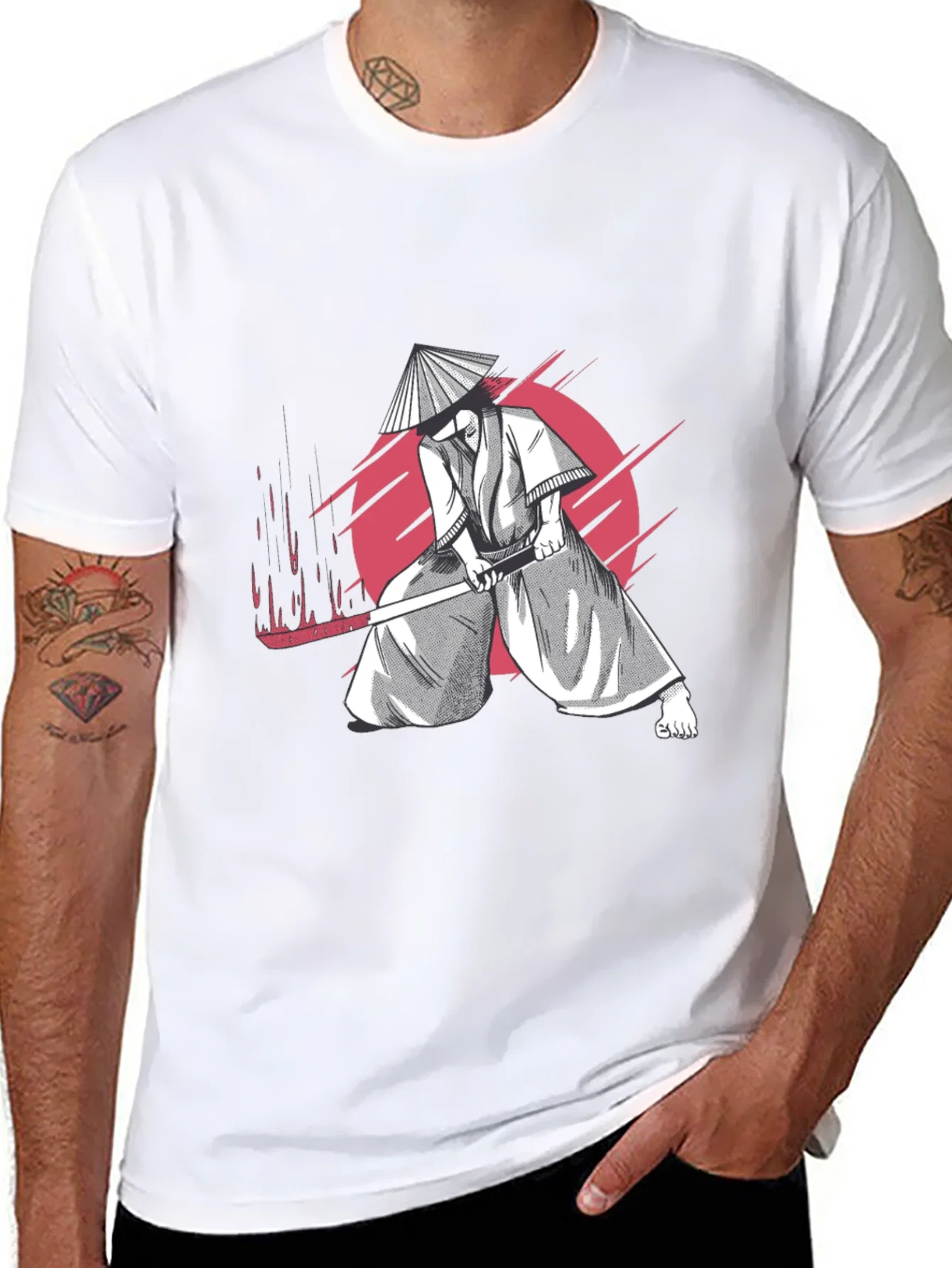 Rebbecca Samurai Graphic T-Shirt - Cool Martial Arts Design