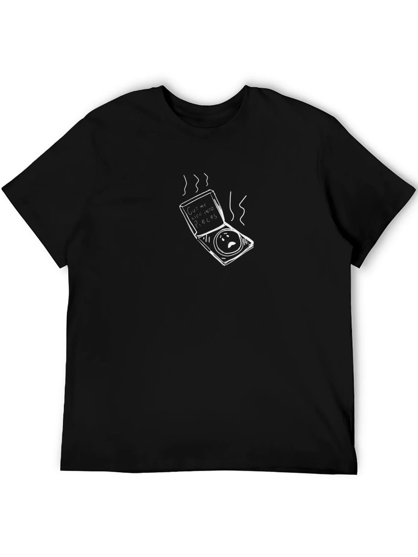 Rebbecca Funny Pizza T-Shirt - Sad Pizza Slice