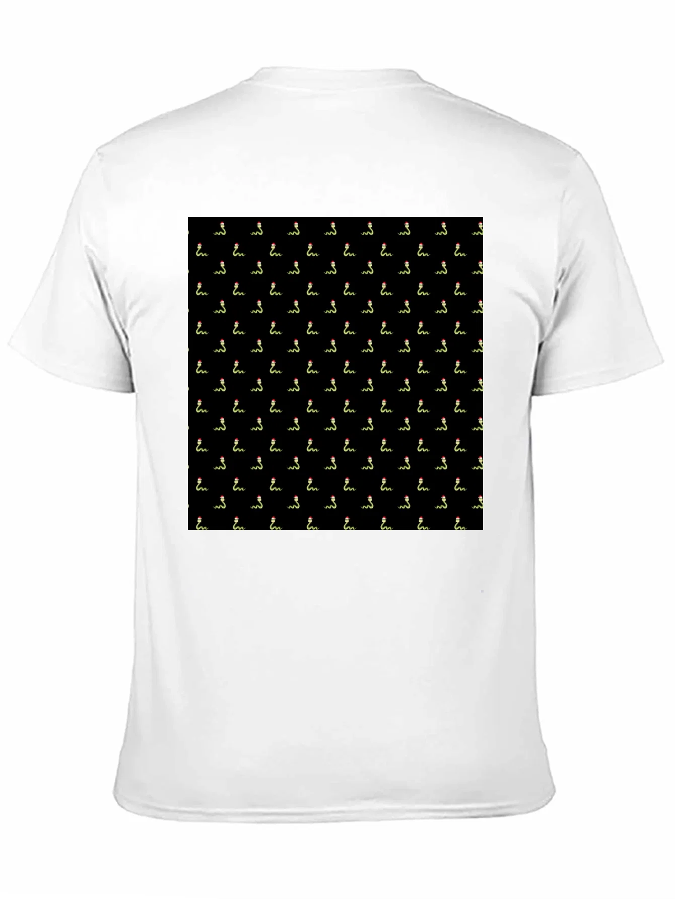 Rebbecca Novelty Snake Pattern Black T-Shirt
