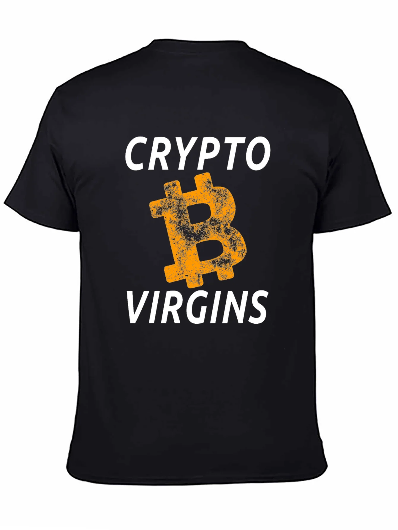 Camiseta Negra Crypto Virgins Bitcoin