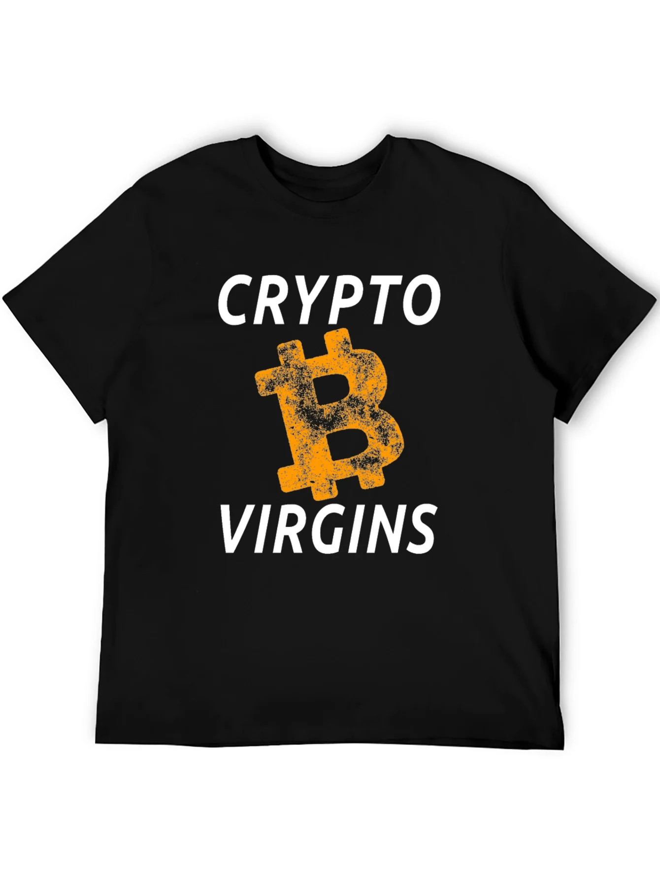 Camiseta Negra Crypto Virgins Bitcoin