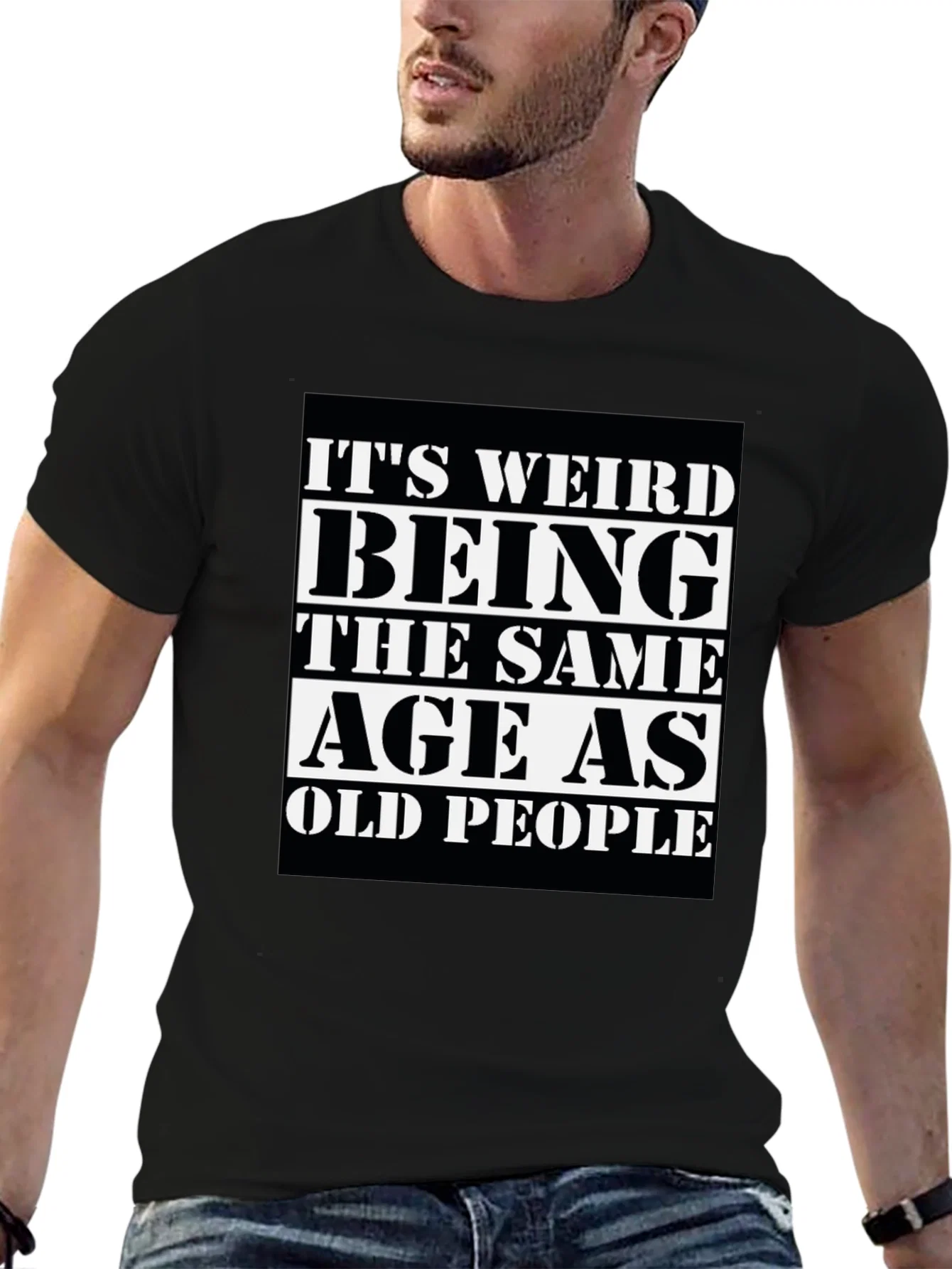 Rebbecca Funny Old People Graphic Tee