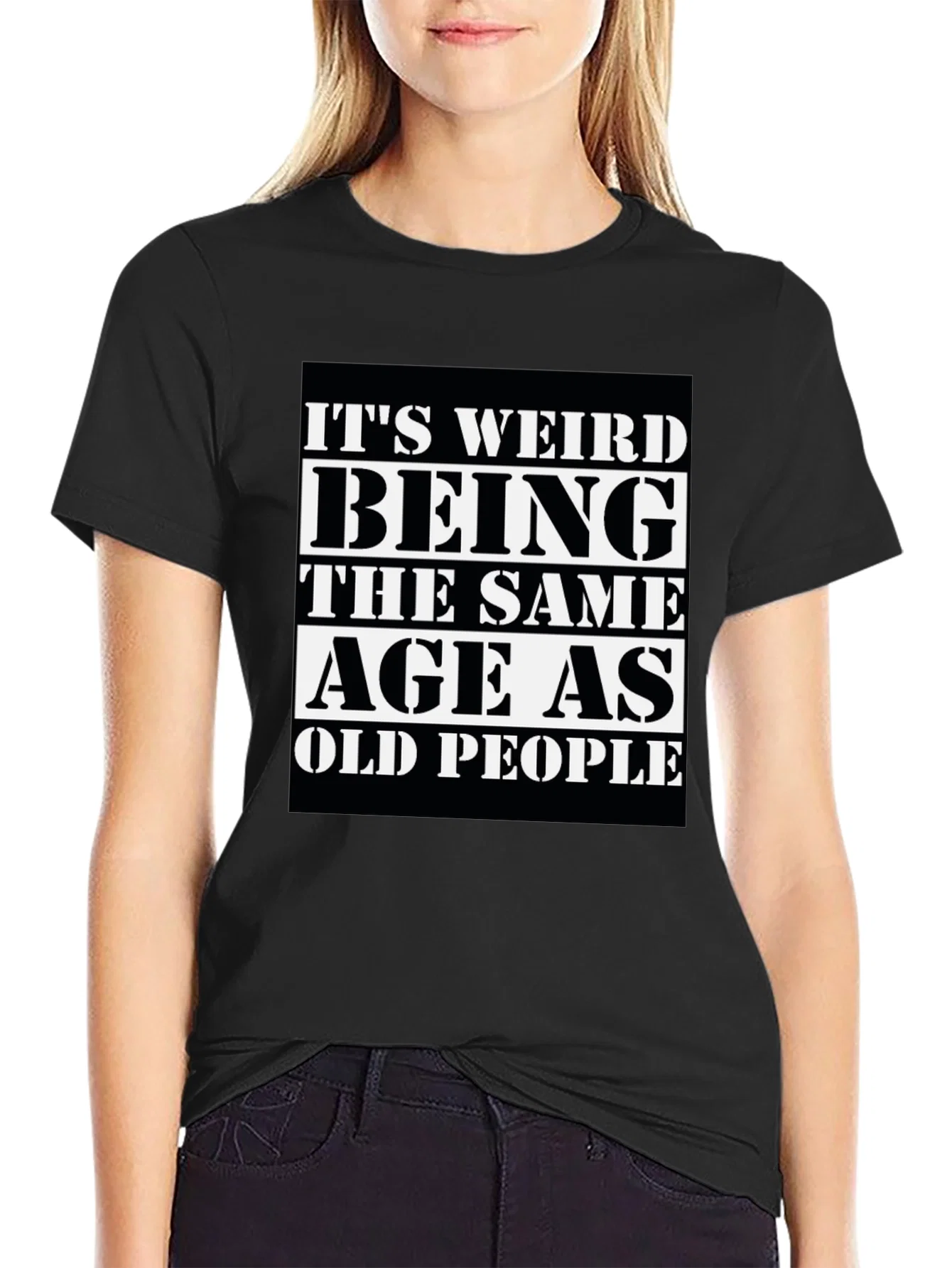 Rebbecca Funny Old People Graphic Tee
