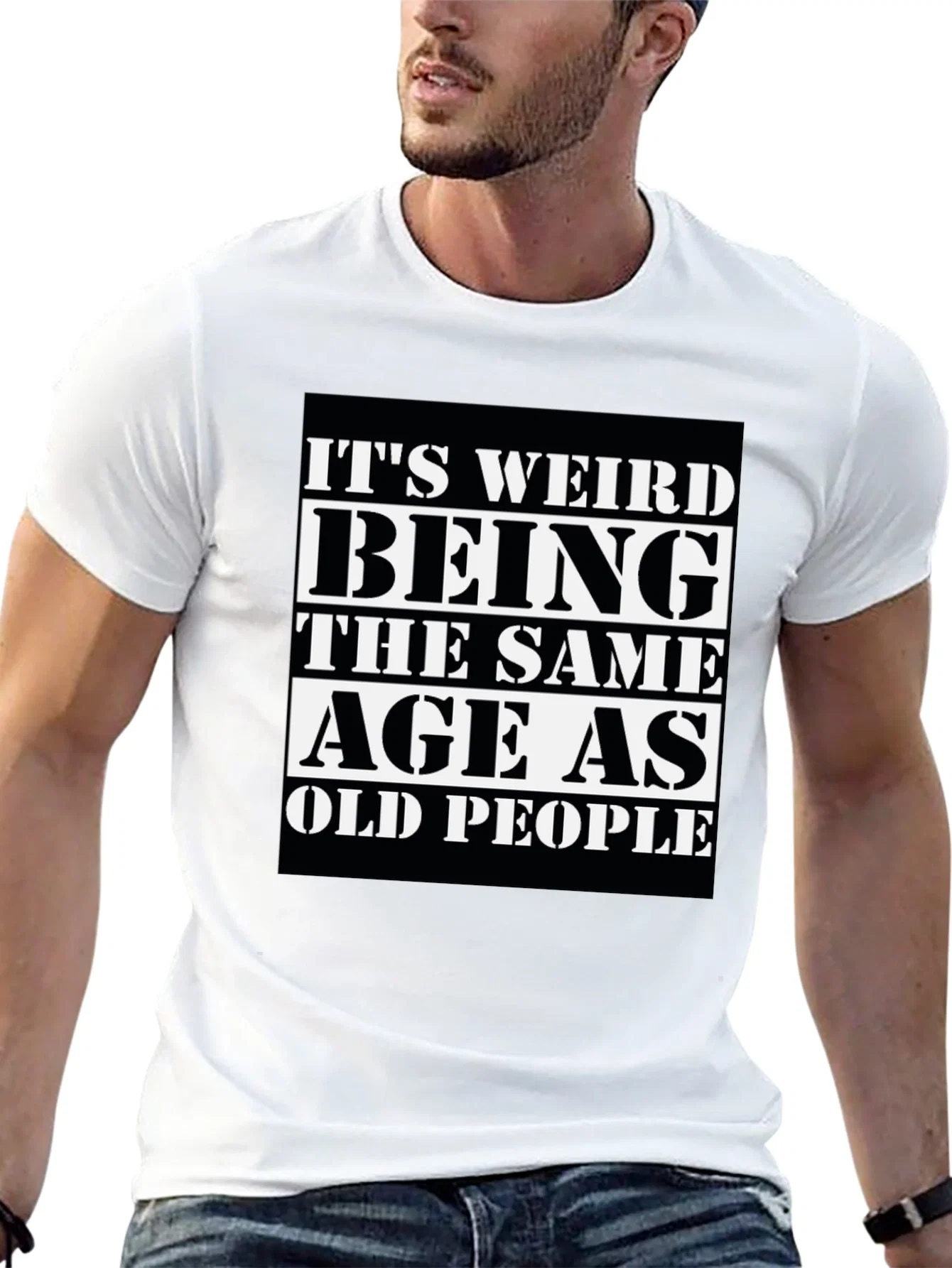 Rebbecca Funny Old People Graphic Tee