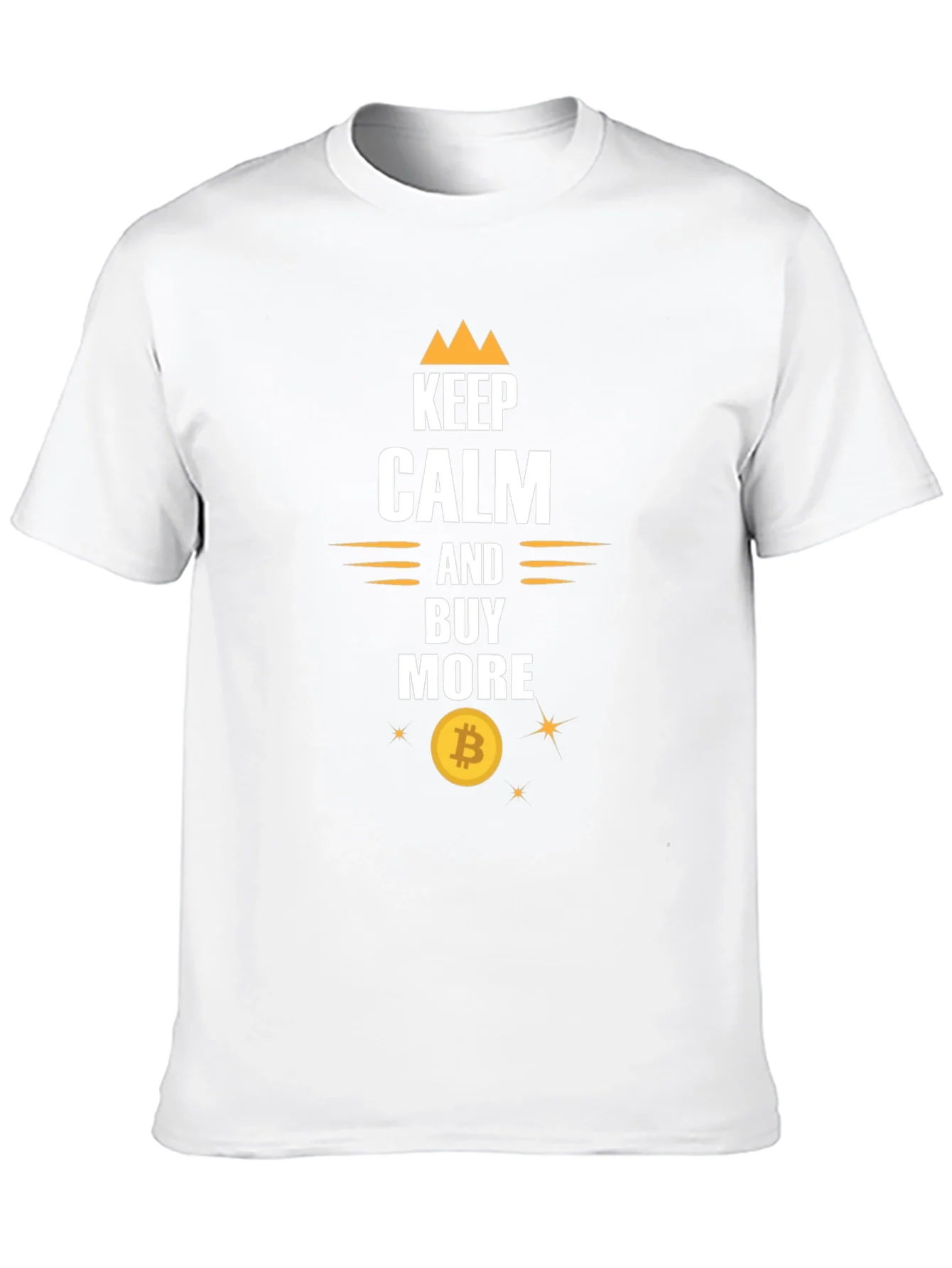 Camiseta Negra Bitcoin: Keep Calm and Buy More