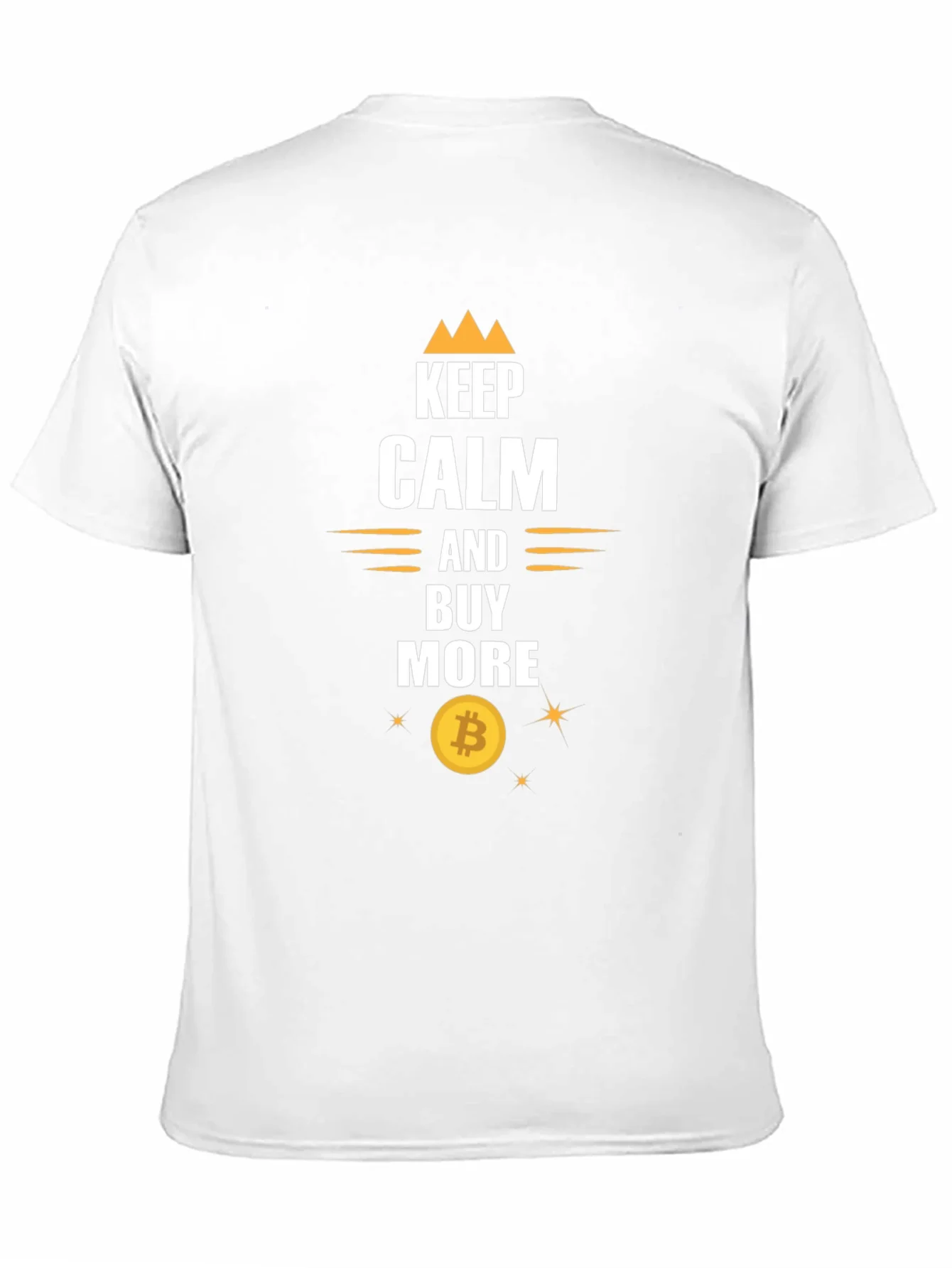 Camiseta Negra Bitcoin: Keep Calm and Buy More