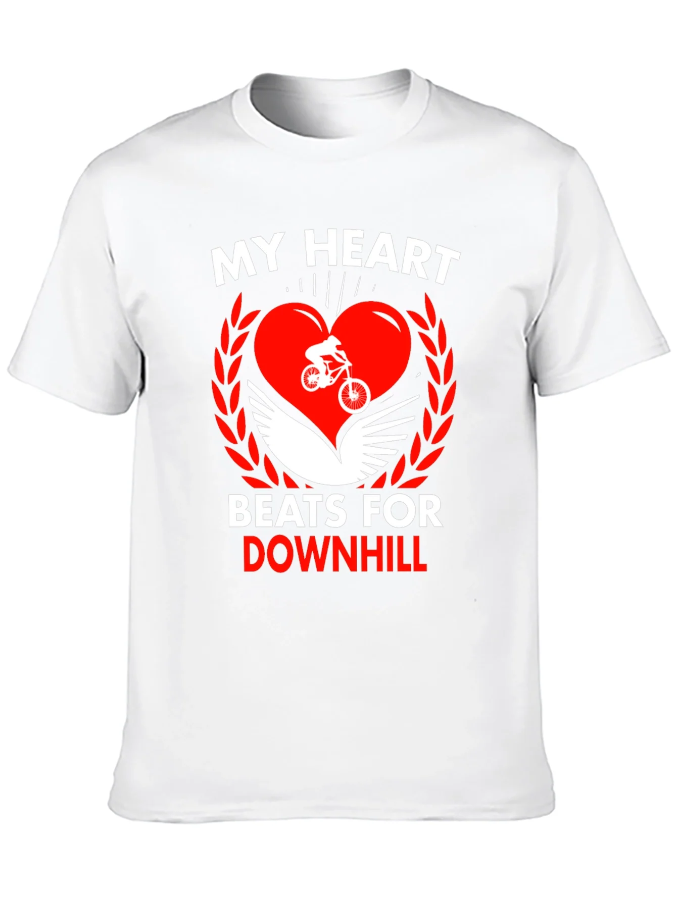 Camiseta Negra Coraz¨®n Downhill
