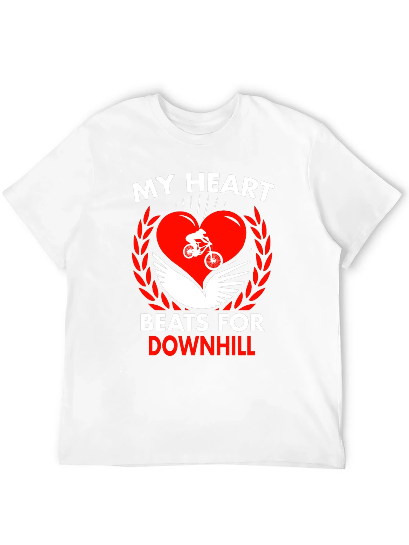 Camiseta Negra Coraz¨®n Downhill