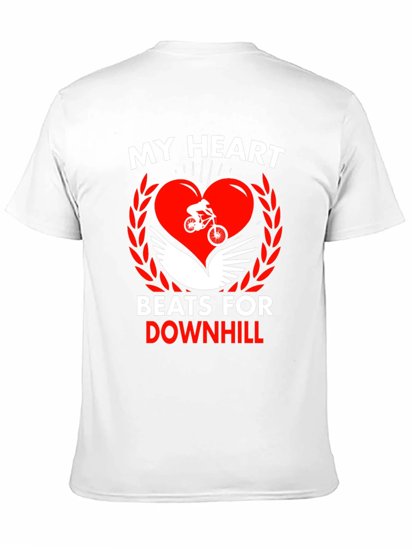 Camiseta Negra Coraz¨®n Downhill