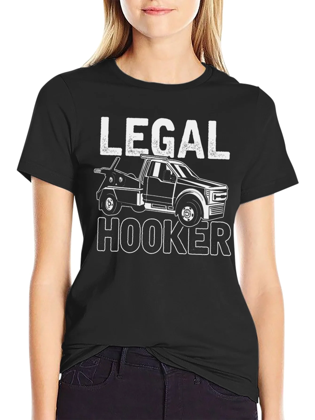 Rebbecca Legal Hooker Tow Truck T-Shirt
