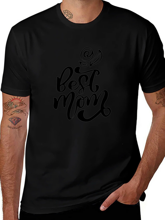 Rebbecca Best Mom Black Graphic Tee - Stylish Mothers Day Gift