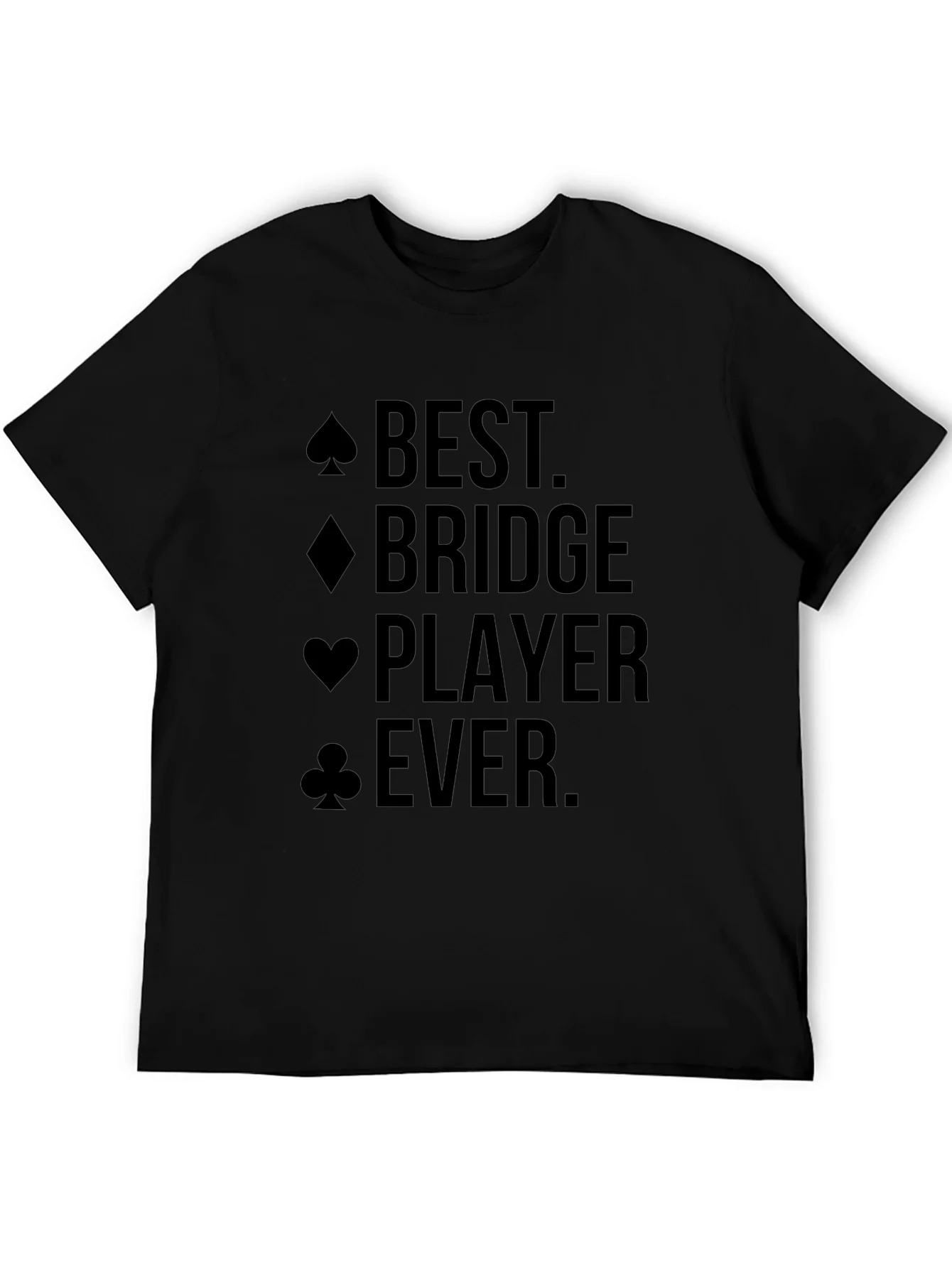 Camiseta Negra: El Mejor Jugador de Bridge