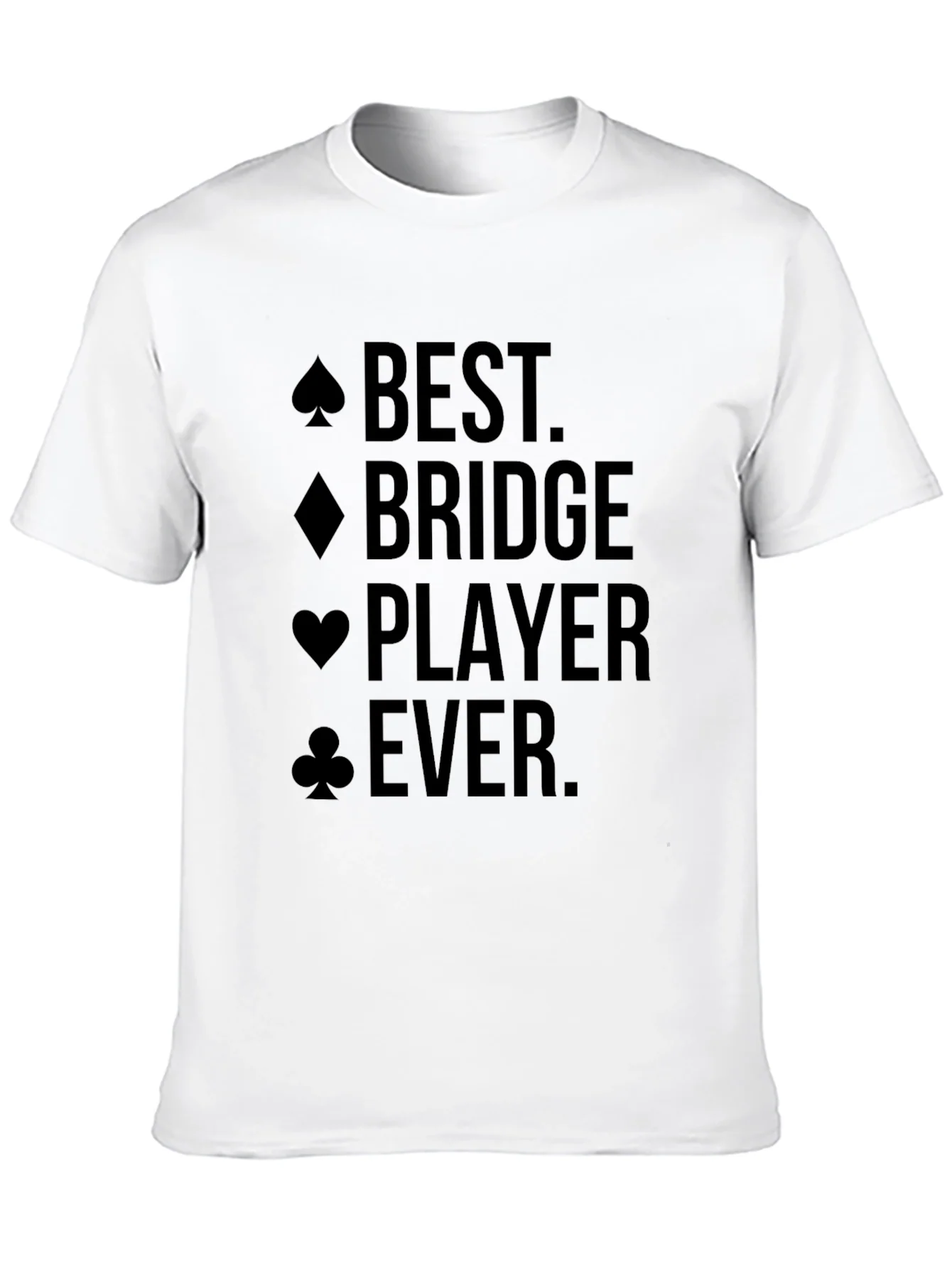 Camiseta Negra: El Mejor Jugador de Bridge