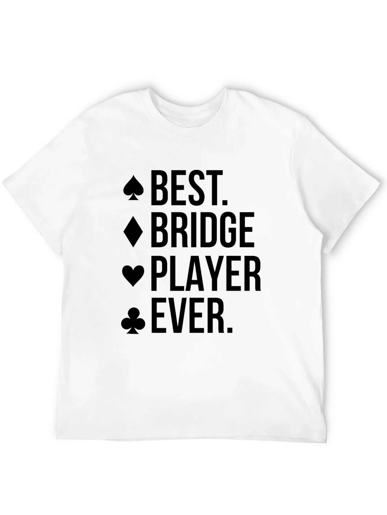 Camiseta Negra: El Mejor Jugador de Bridge