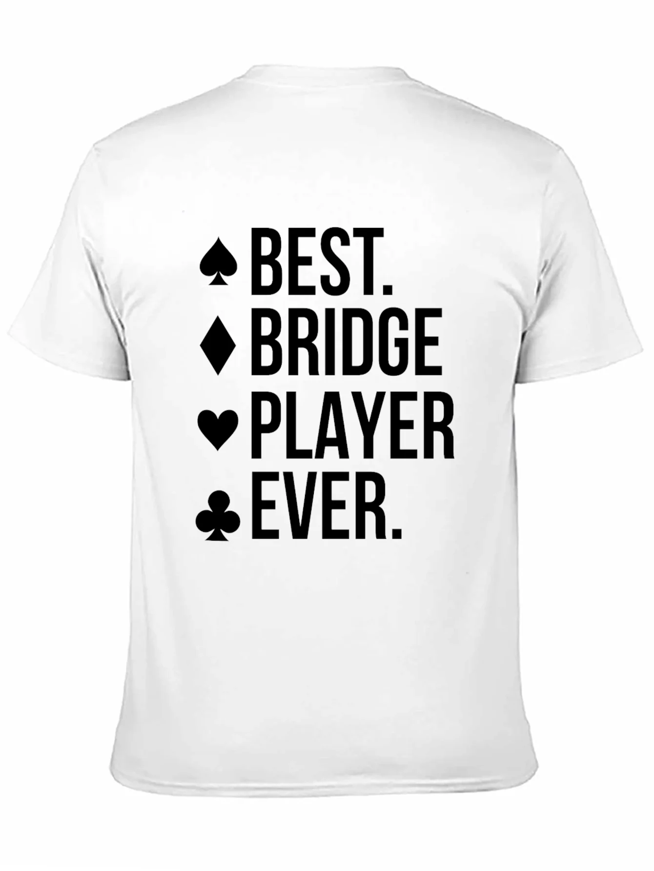 Camiseta Negra: El Mejor Jugador de Bridge