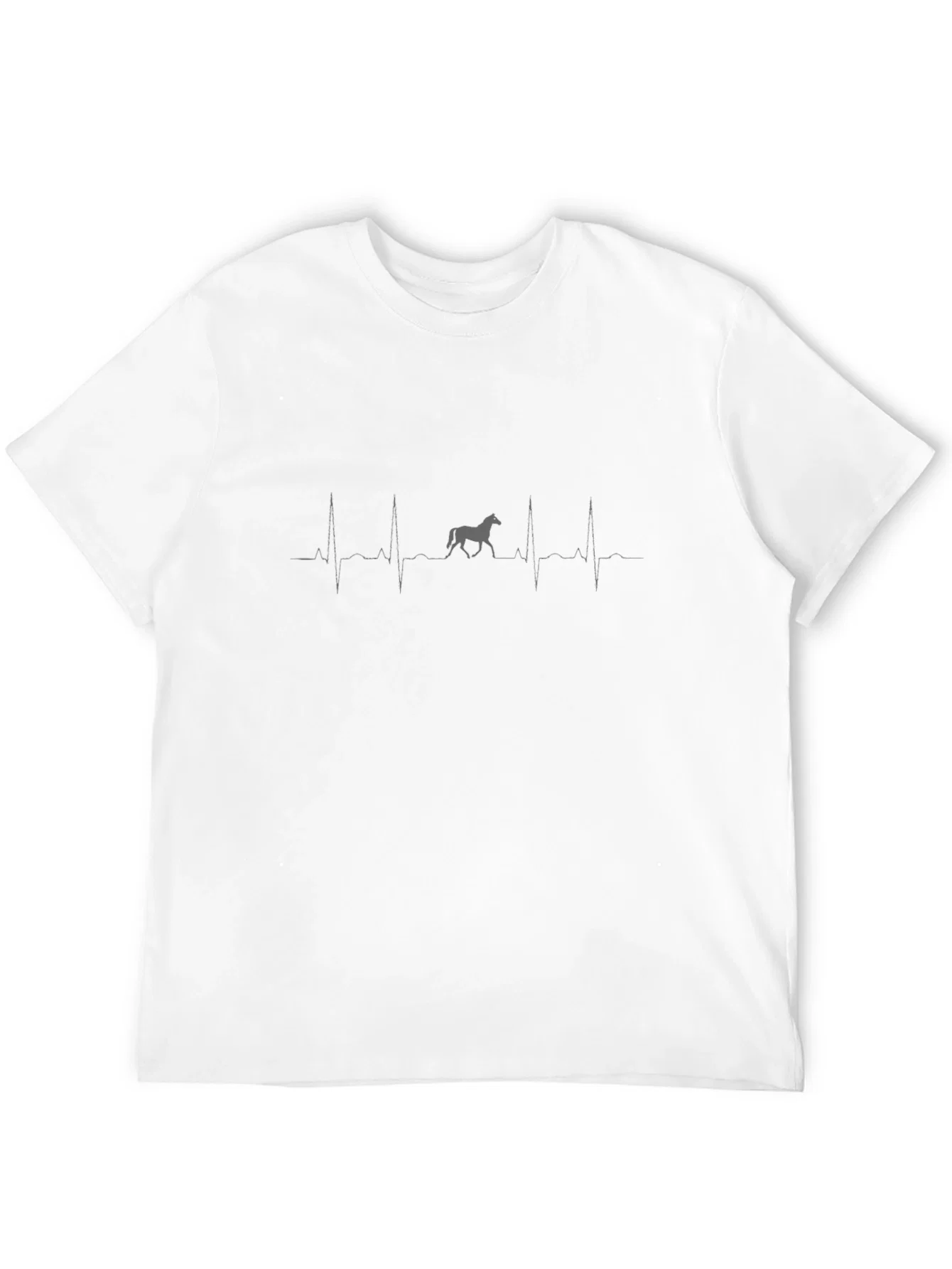 Rebbecca Horse Heartbeat Black Graphic Tee