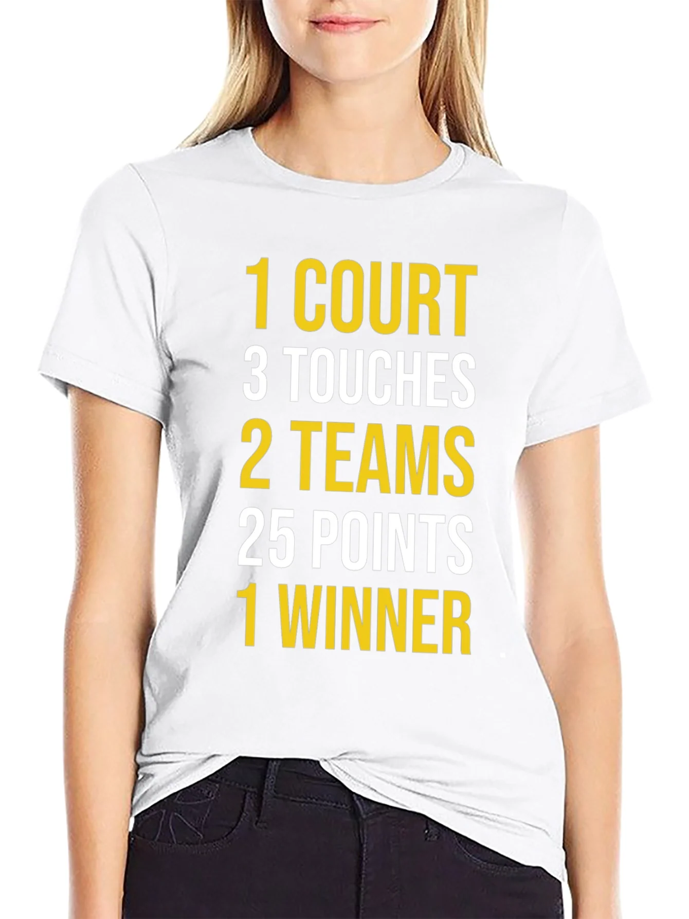 Rebbecca Basketball T-Shirt: Court Touches Teams Points Winner