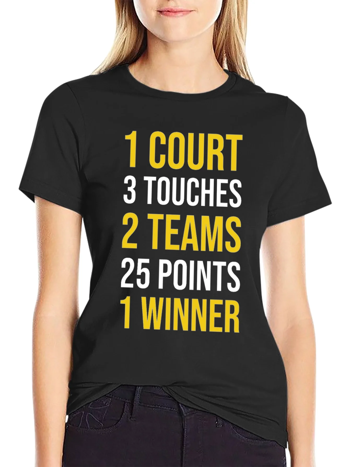 Rebbecca Basketball T-Shirt: Court Touches Teams Points Winner
