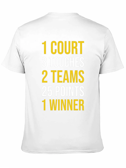 Rebbecca Basketball T-Shirt: Court Touches Teams Points Winner