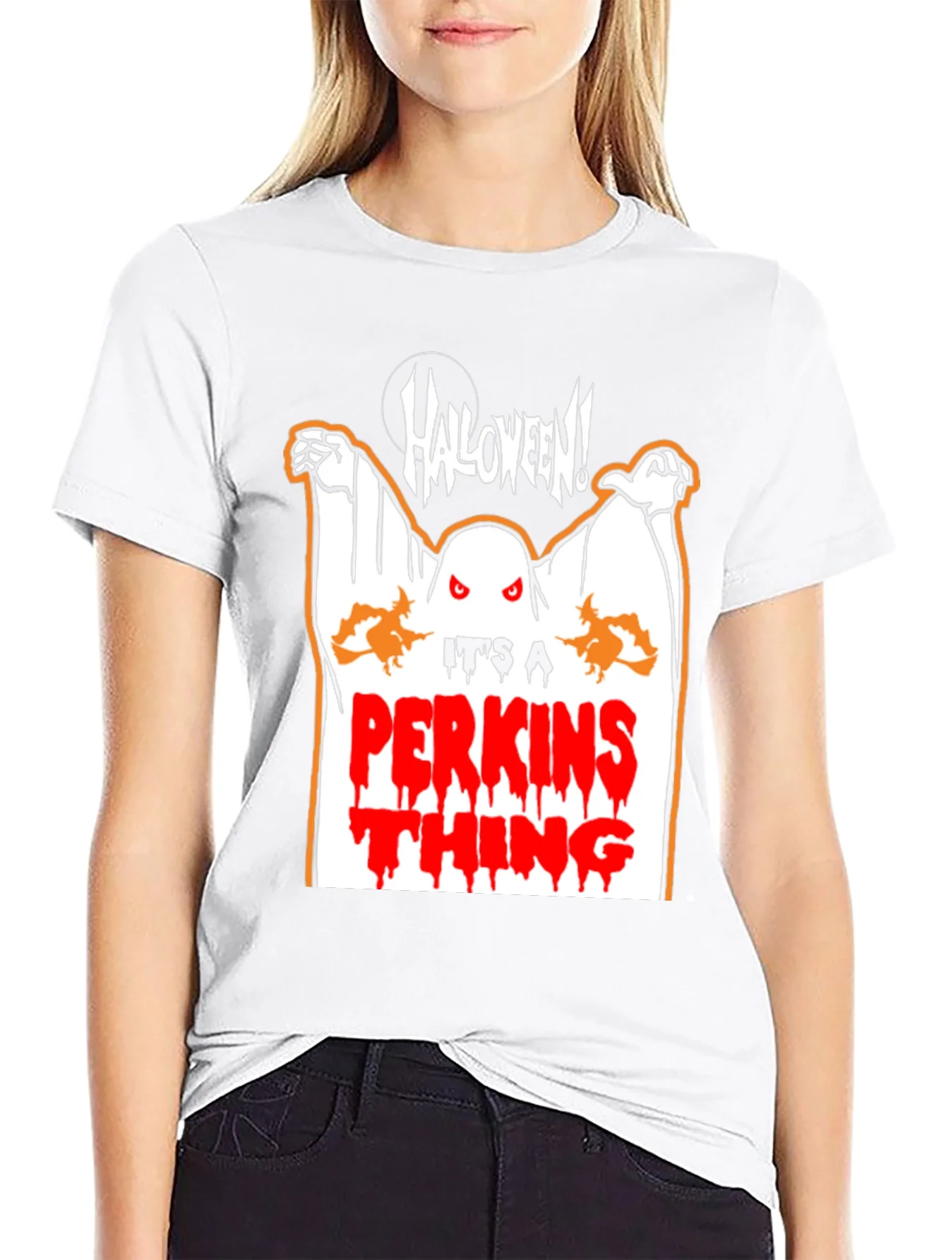 Camiseta Halloween Perkins Thing para Hombre - Dise?o Fantasma