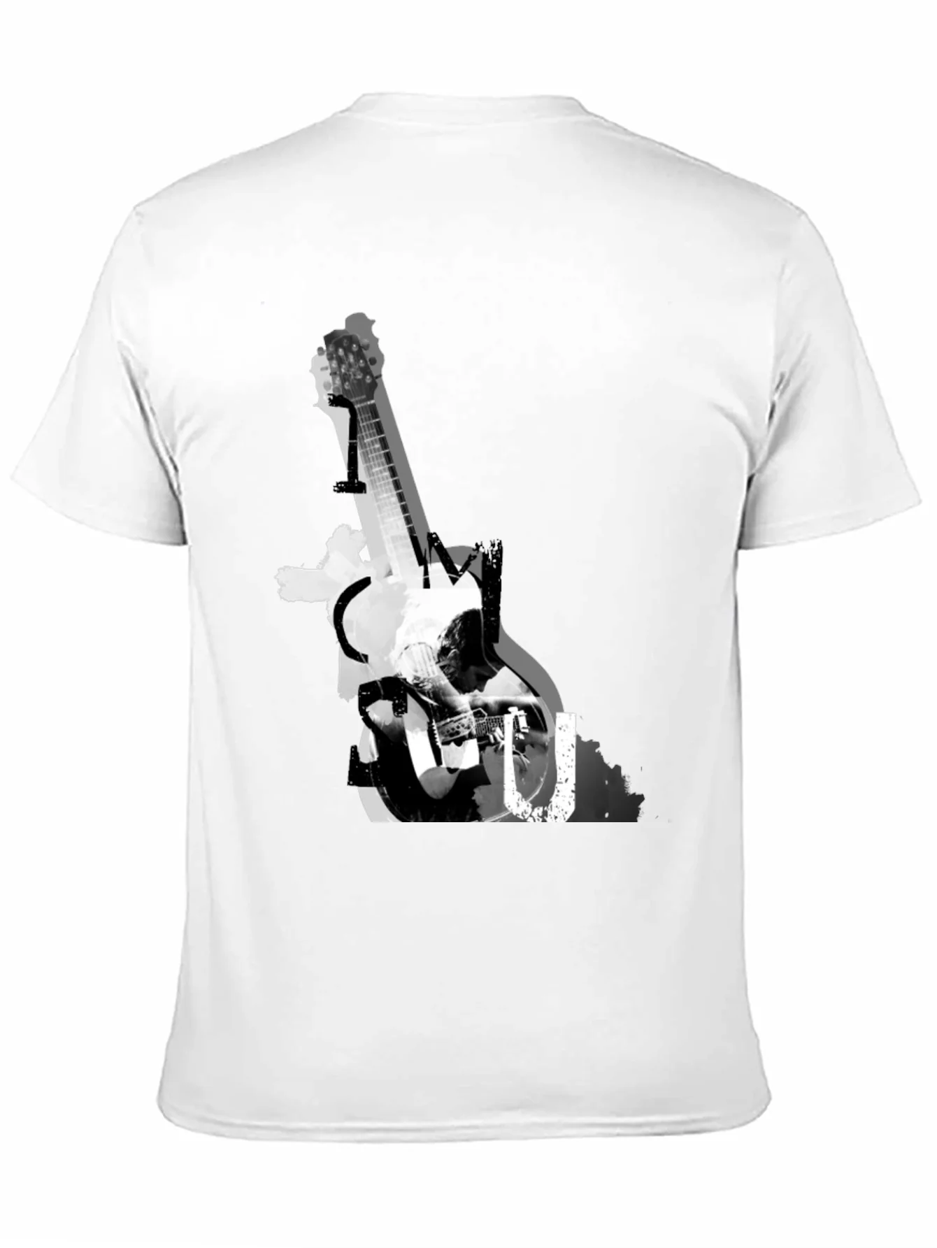 Rebbecca Guitar Graphic Print Tee - Black