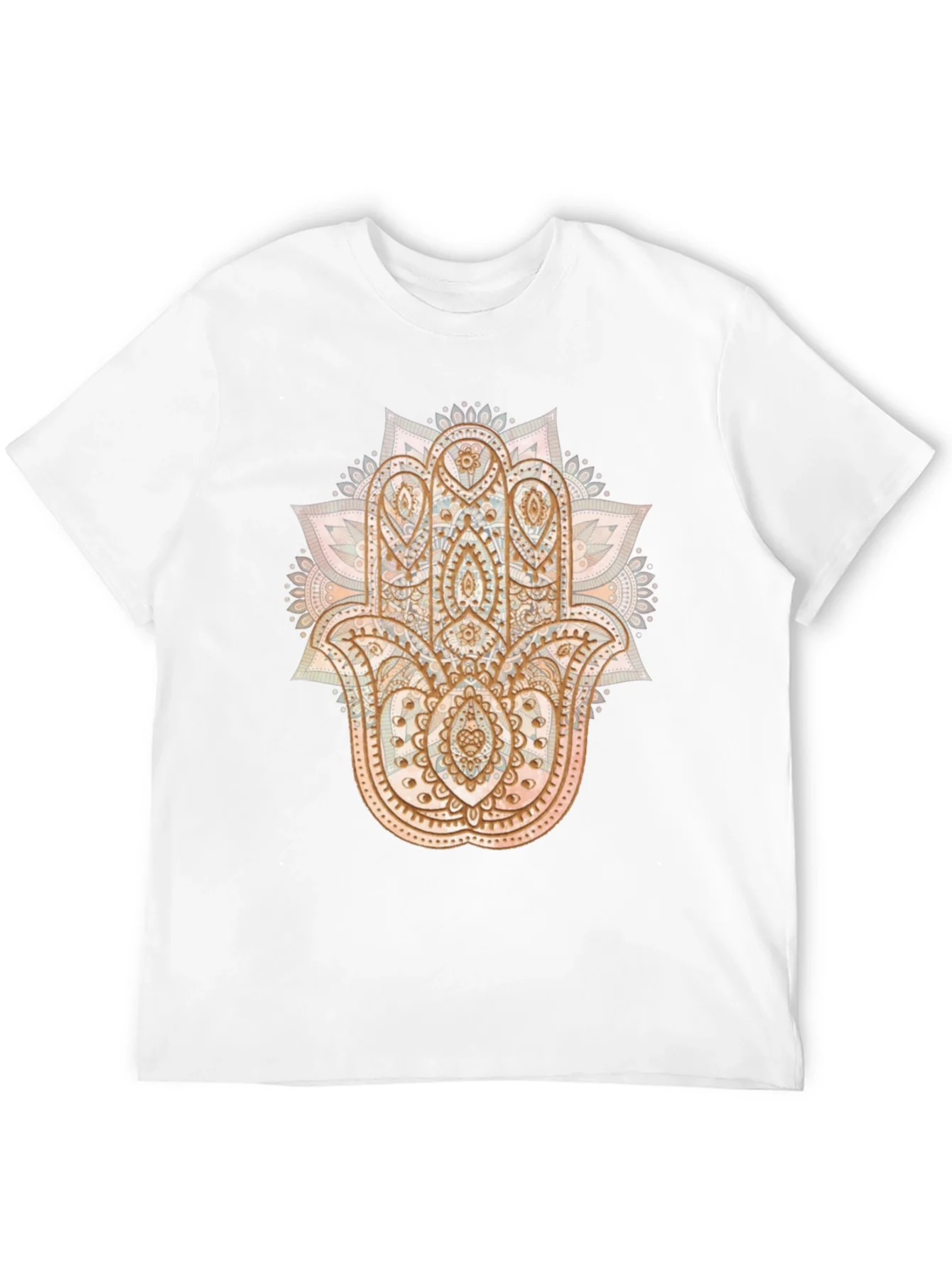 Rebbecca Hamsa Hand Graphic Tee - Boho Style
