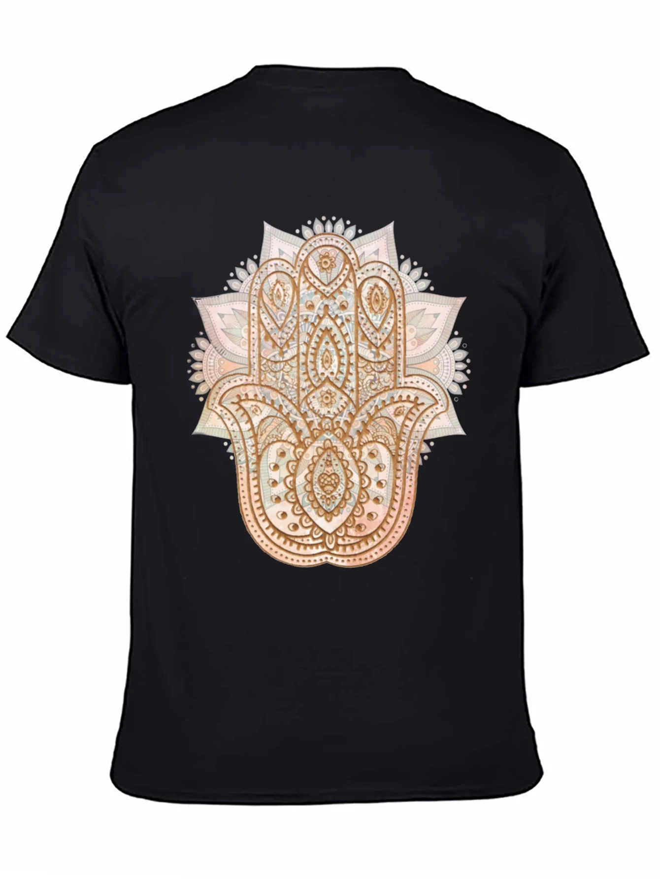 Rebbecca Hamsa Hand Graphic Tee - Boho Style