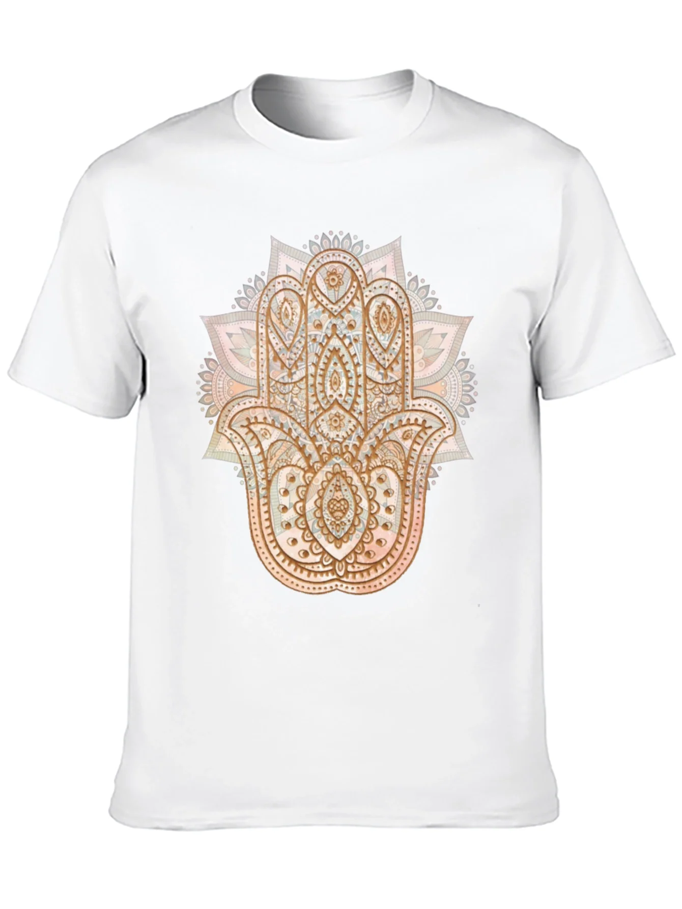 Rebbecca Hamsa Hand Graphic Tee - Boho Style