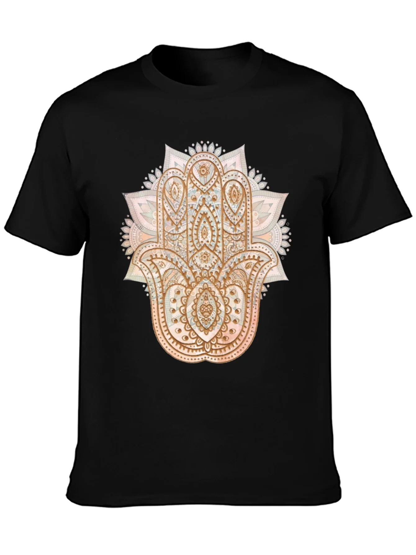 Rebbecca Hamsa Hand Graphic Tee - Boho Style