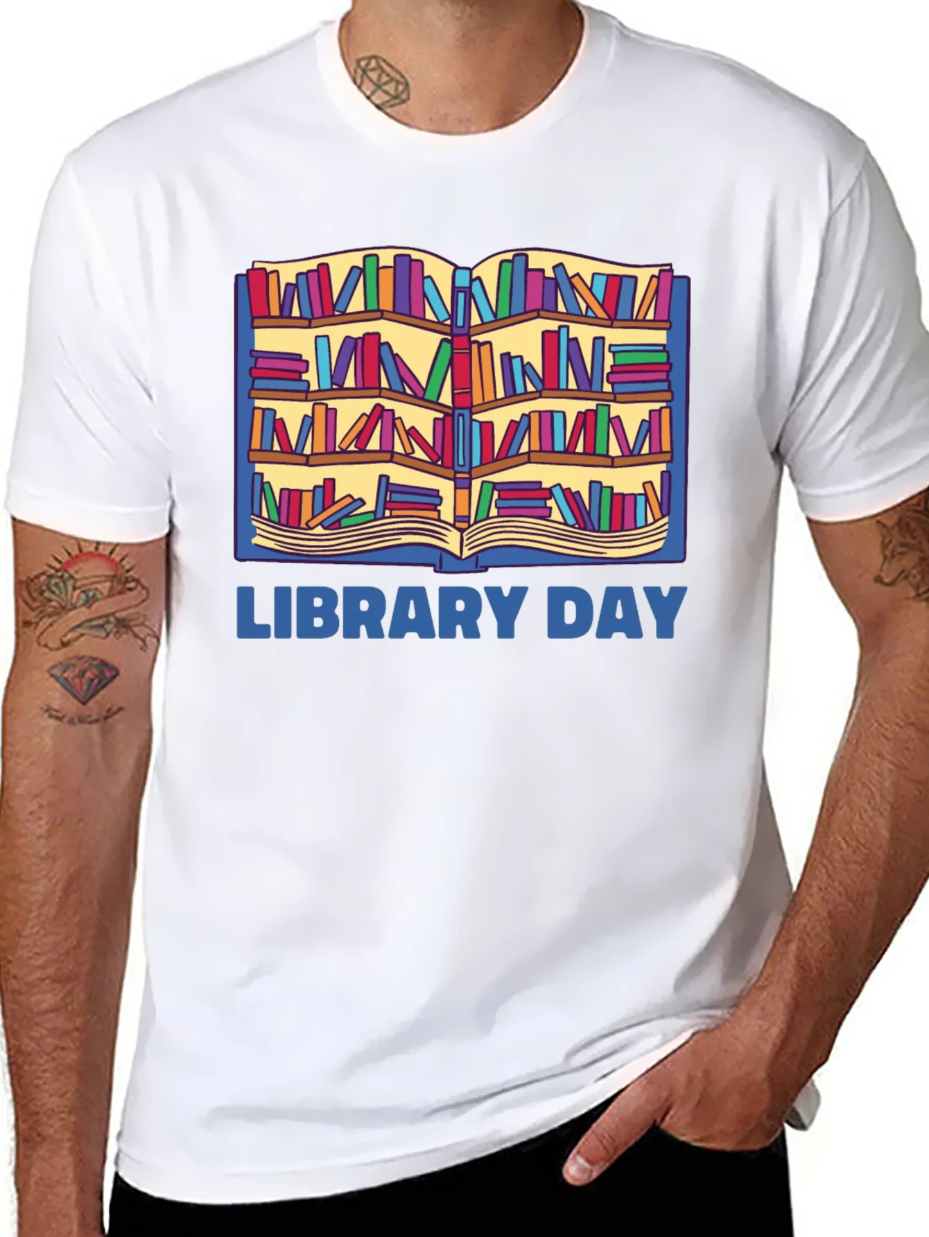 Rebbecca Library Day T-Shirt - Book Lover Tee