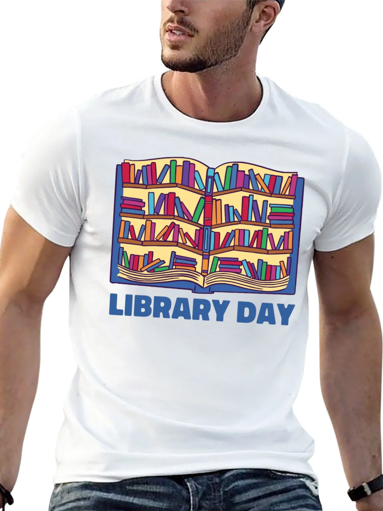 Rebbecca Library Day T-Shirt - Book Lover Tee
