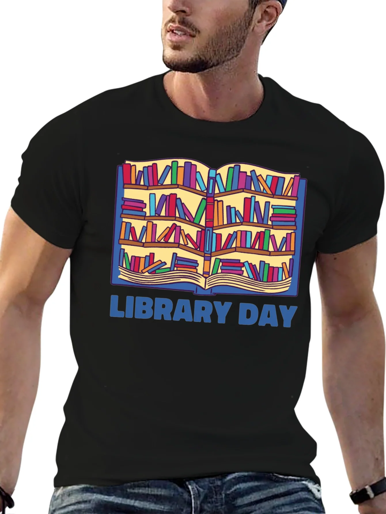 Rebbecca Library Day T-Shirt - Book Lover Tee