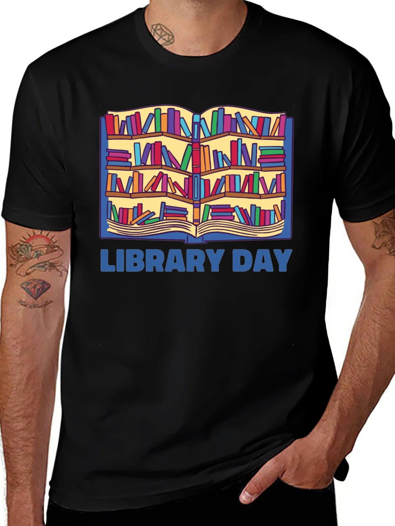 Rebbecca Library Day T-Shirt - Book Lover Tee