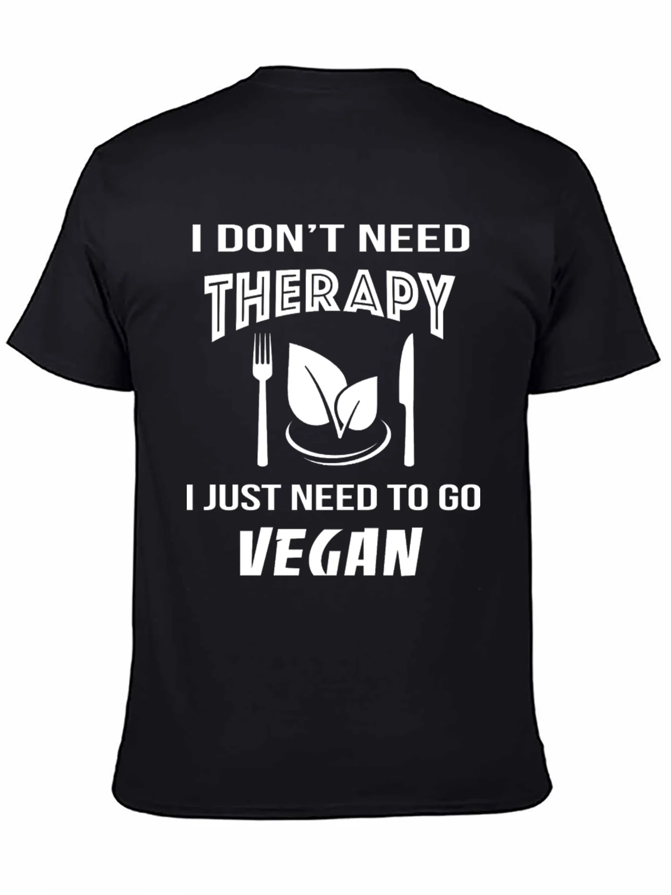 Camiseta Vegana: No Necesito Terapia ?Solo Ser Vegano!