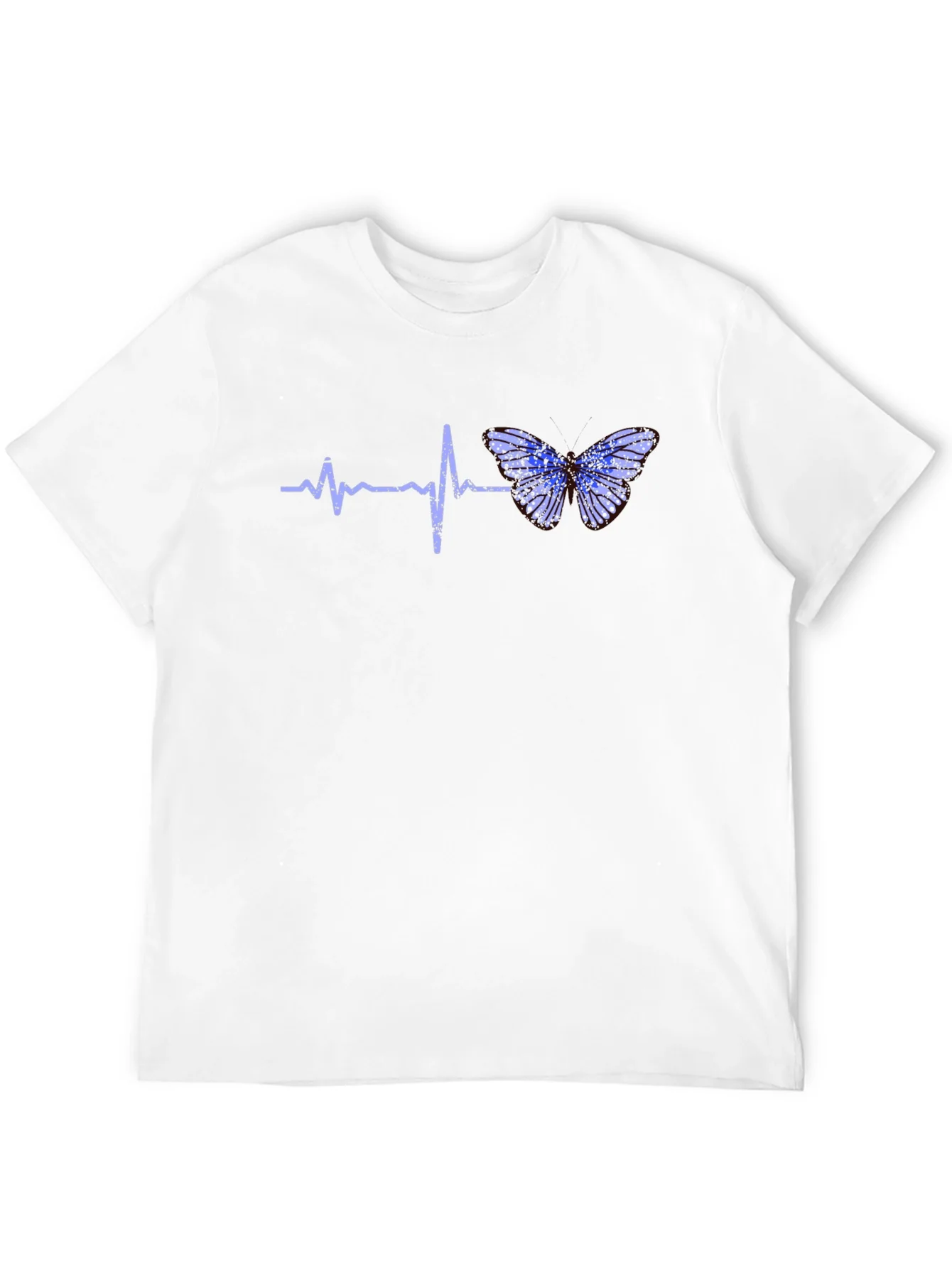 Rebbecca Heartbeat Butterfly Graphic Tee - Black T-Shirt
