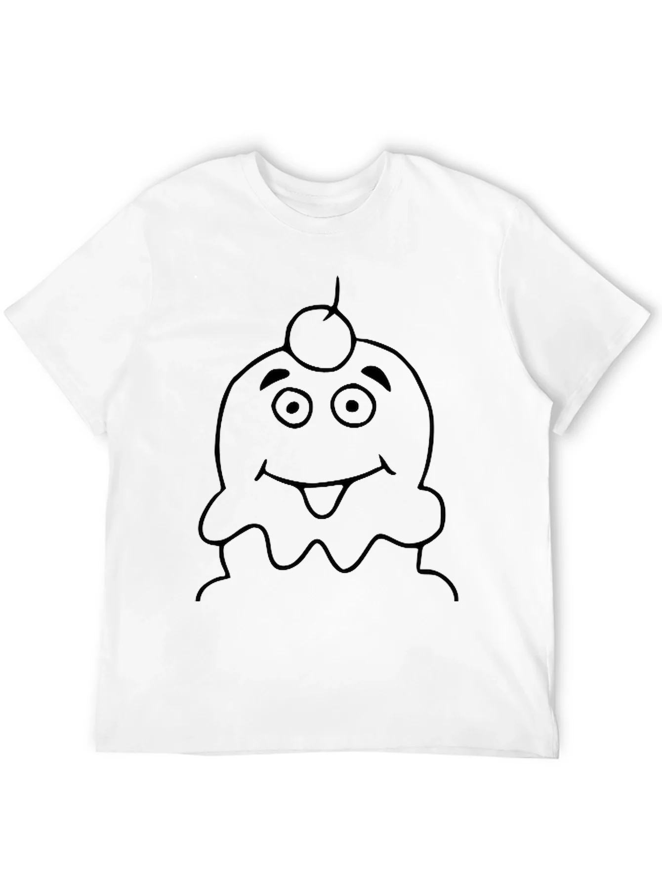 Rebbecca Cartoon Ice Cream Character Graphic Tee