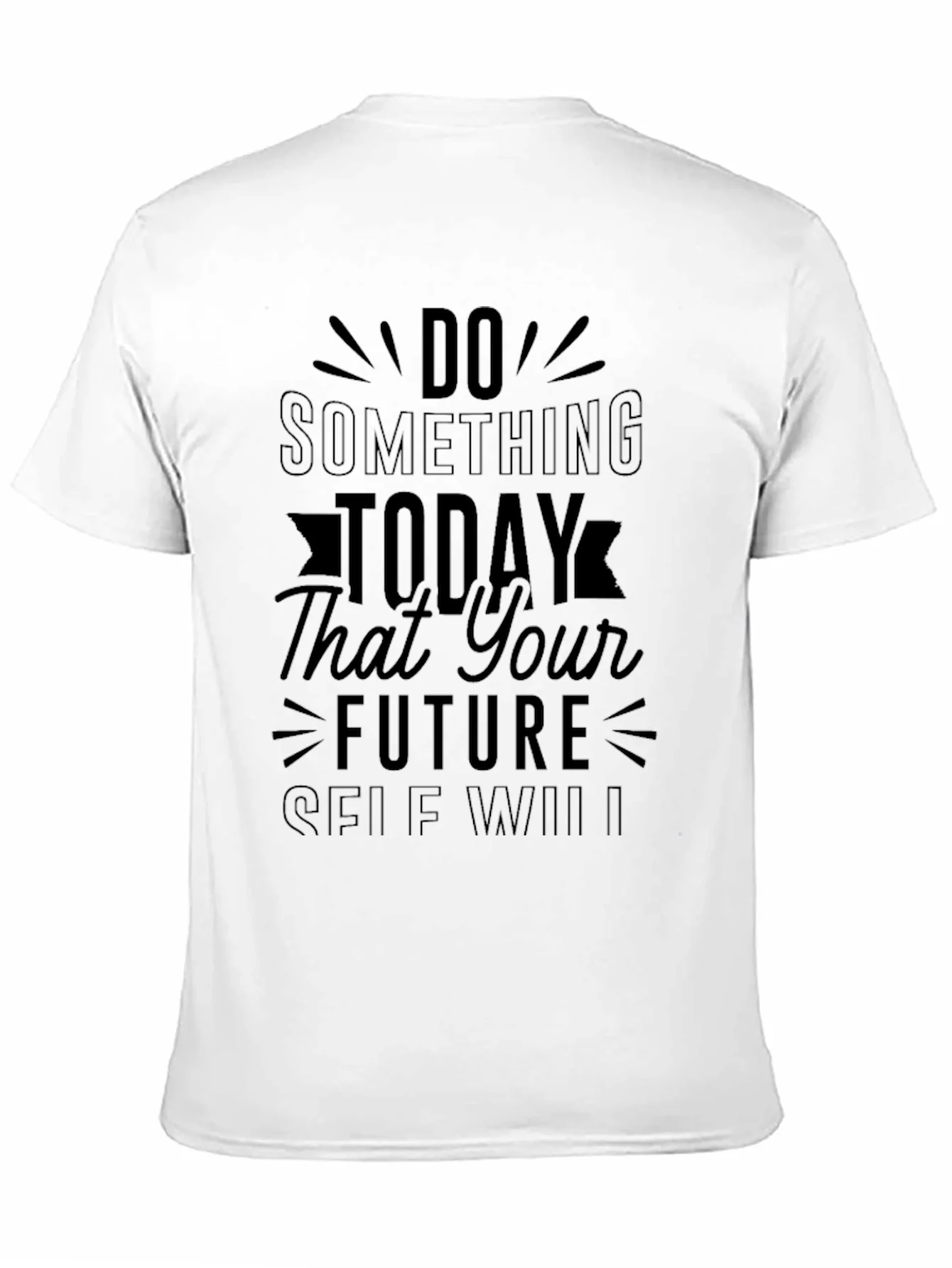 Rebbecca Inspirational Quote Black Graphic T-Shirt