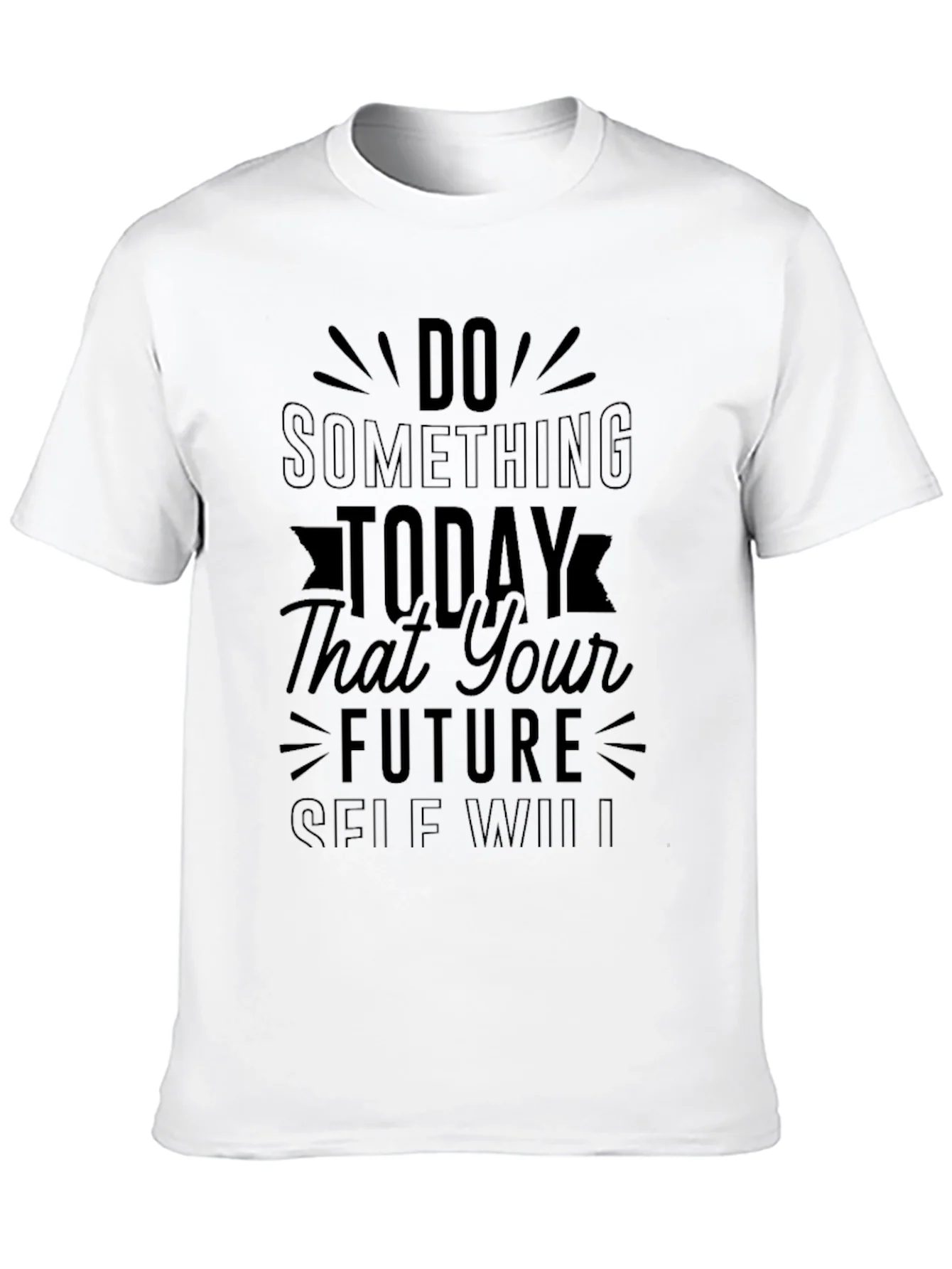 Rebbecca Inspirational Quote Black Graphic T-Shirt