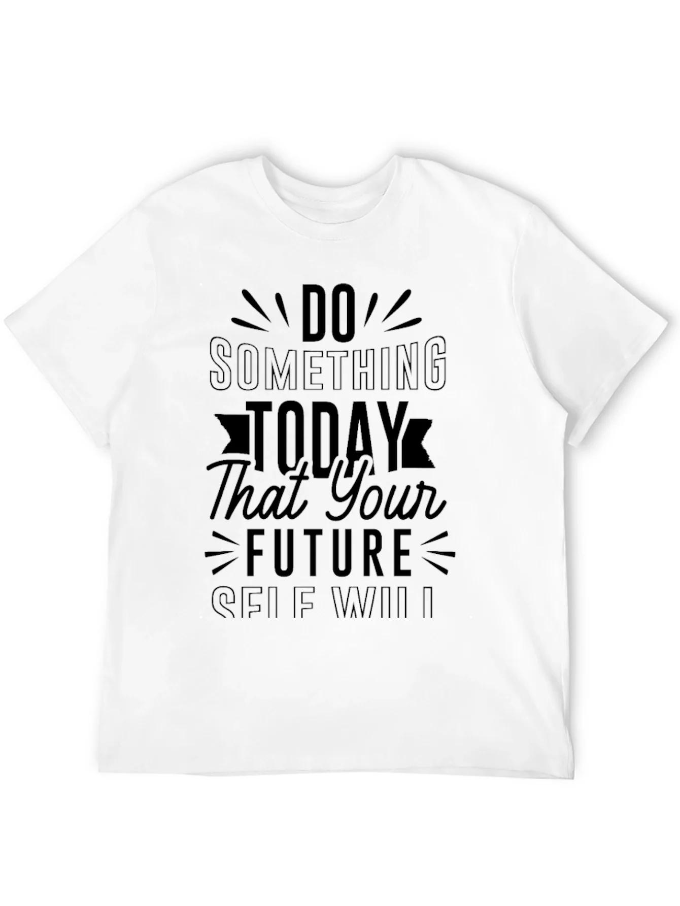 Rebbecca Inspirational Quote Black Graphic T-Shirt