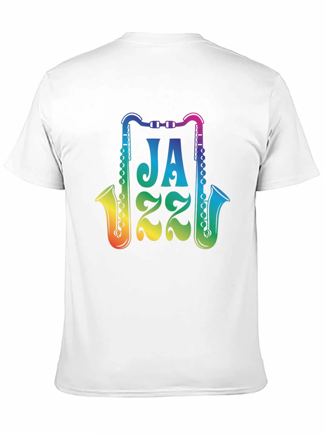 Camiseta Negra Jazz Arco¨ªris para Amantes de la M¨²sica