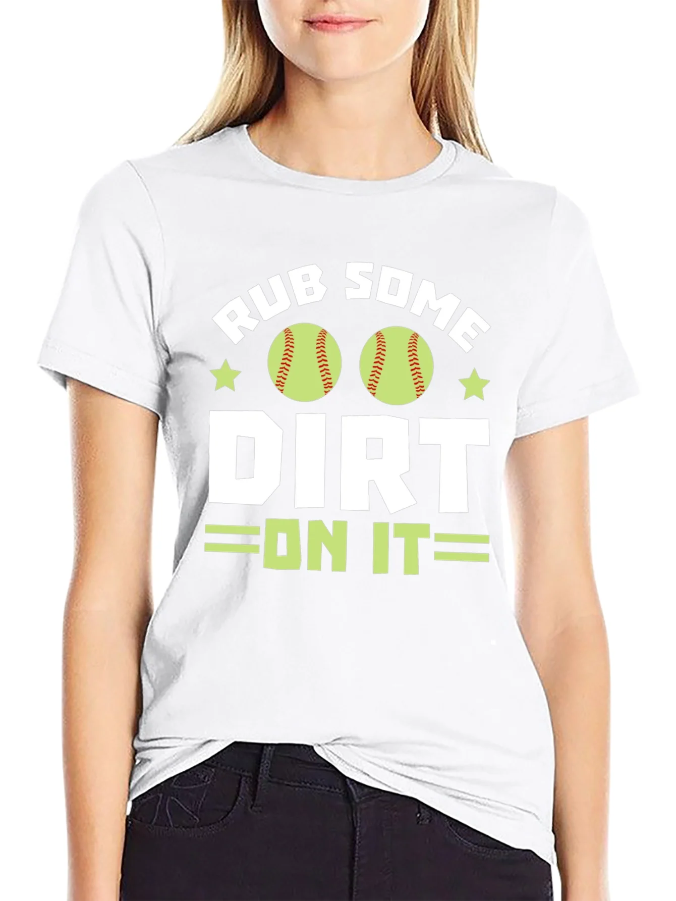 Rebbecca Rub Some Dirt On It T-Shirt - Baseball/Softball