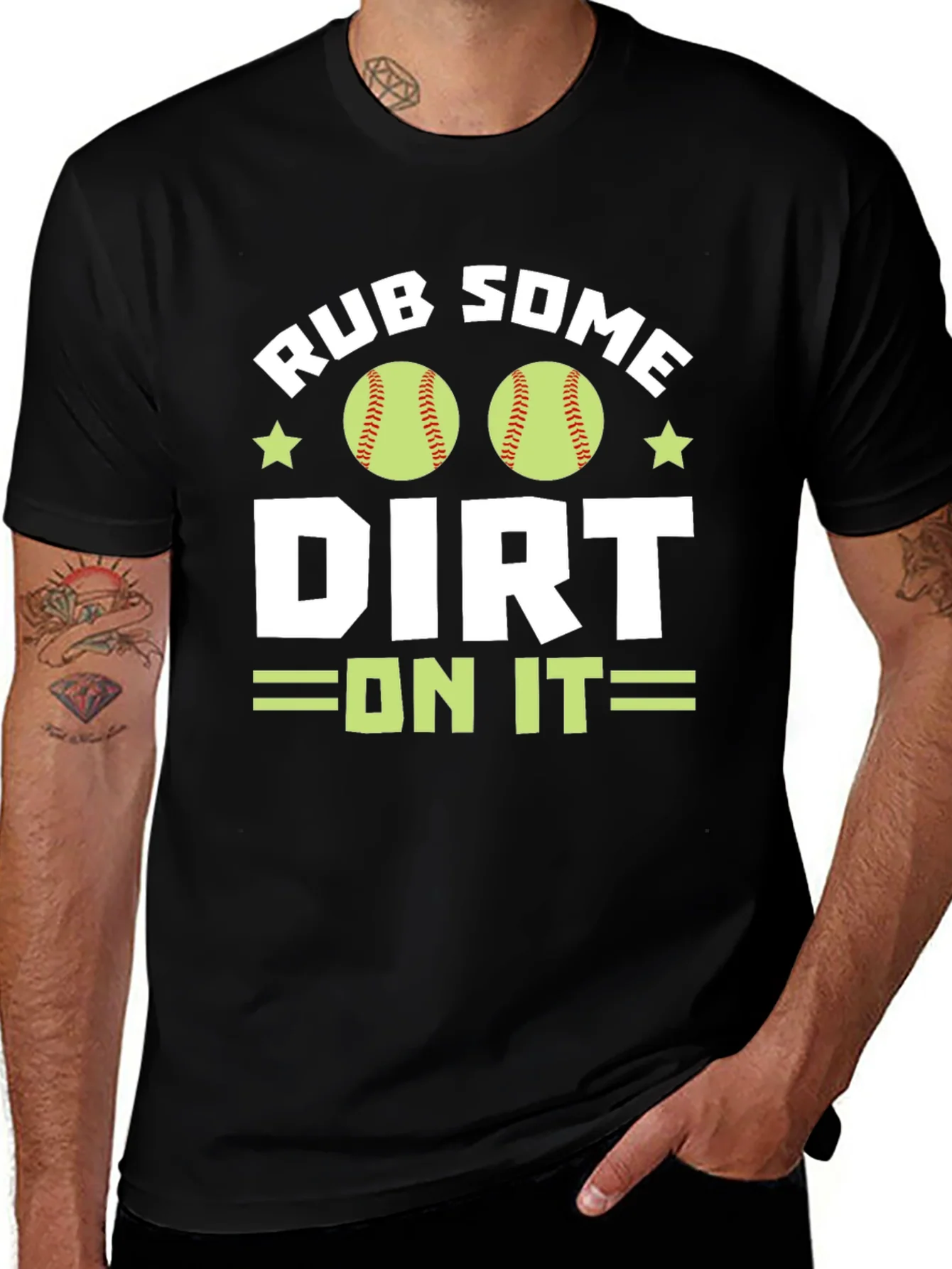 Rebbecca Rub Some Dirt On It T-Shirt - Baseball/Softball