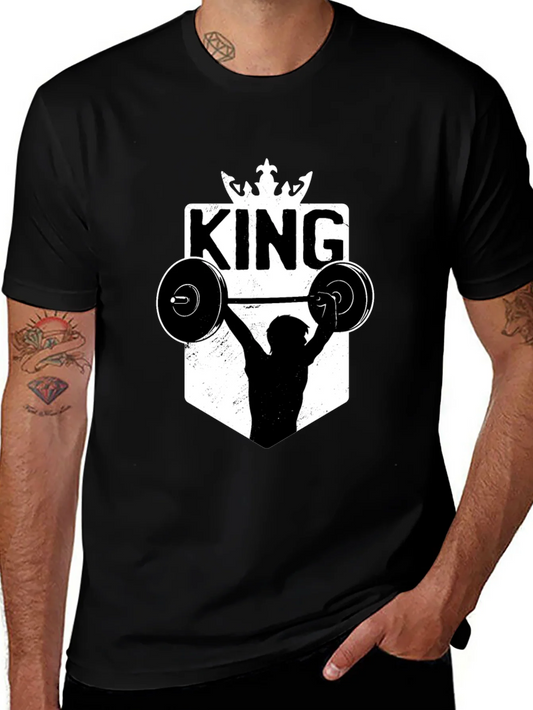 Rebbecca King Weightlifting Graphic T-Shirt - Black