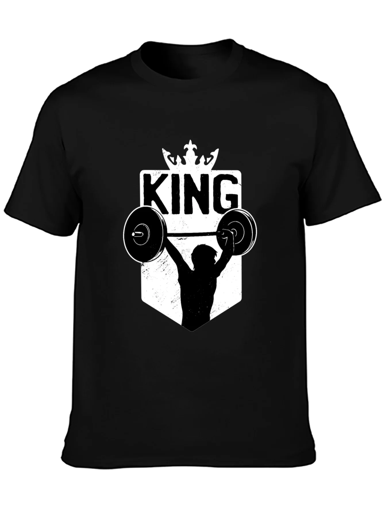 Rebbecca King Weightlifting Graphic T-Shirt - Black