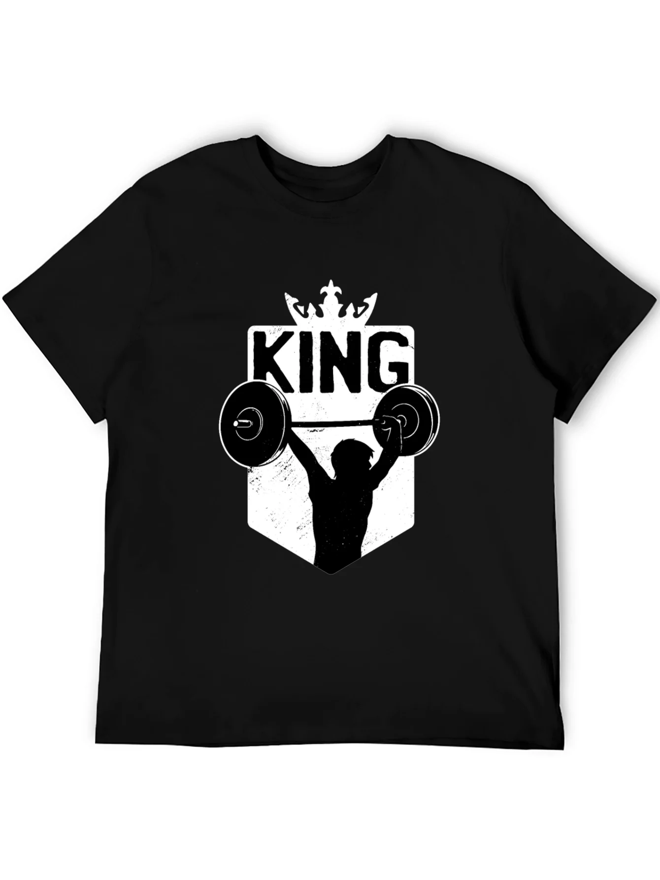 Rebbecca King Weightlifting Graphic T-Shirt - Black