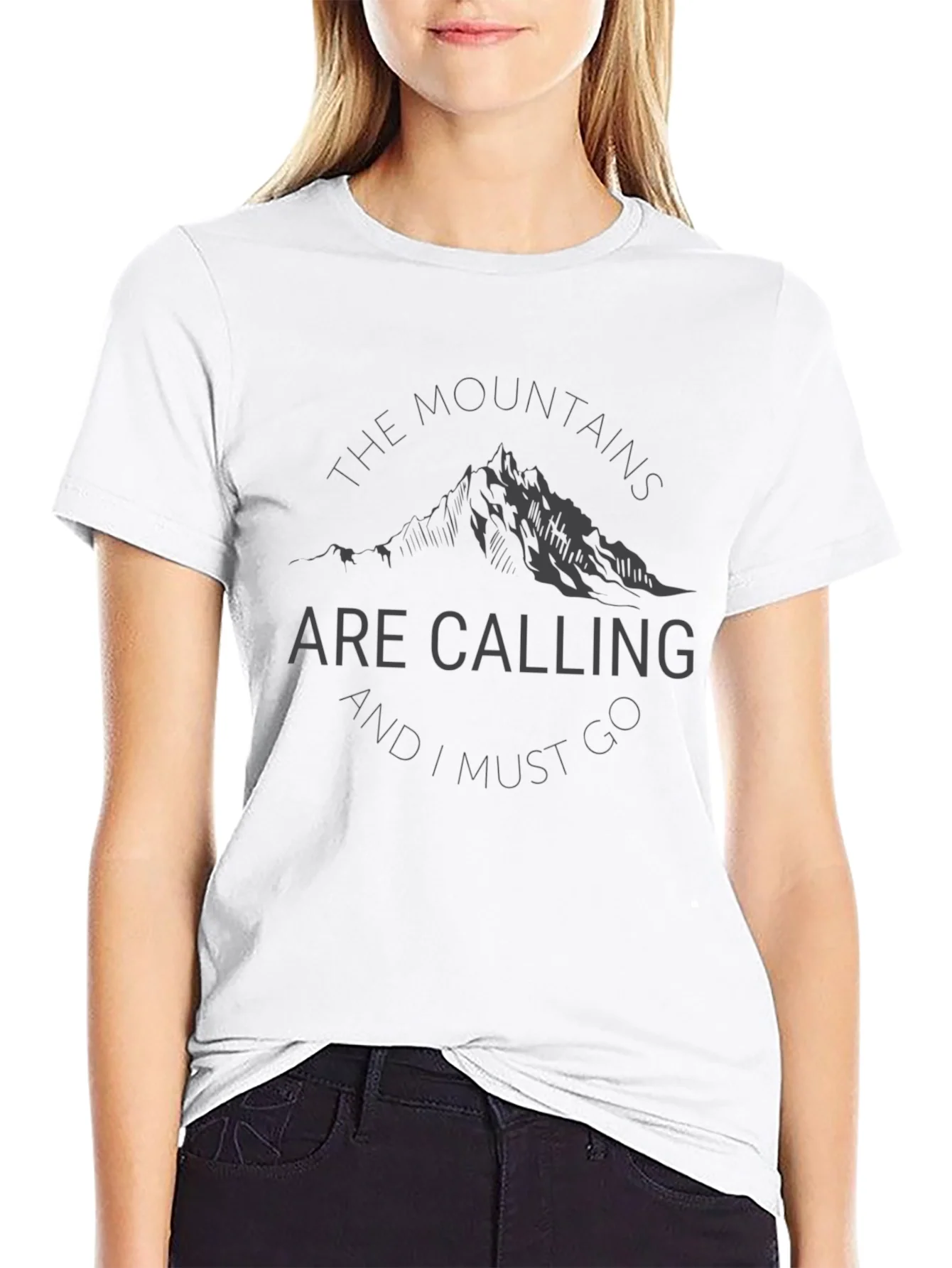 Camiseta Negra: Las Monta?as Llaman