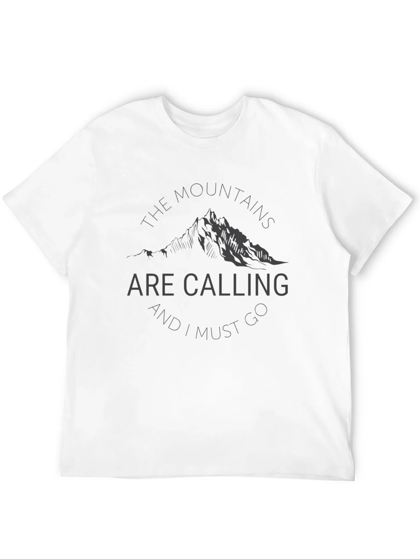 Camiseta Negra: Las Monta?as Llaman