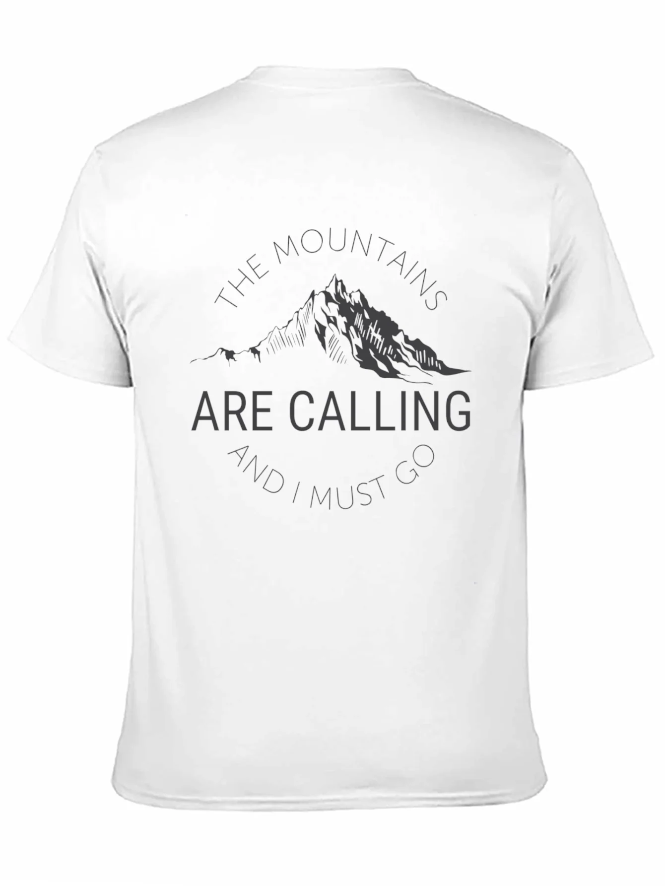 Camiseta Negra: Las Monta?as Llaman