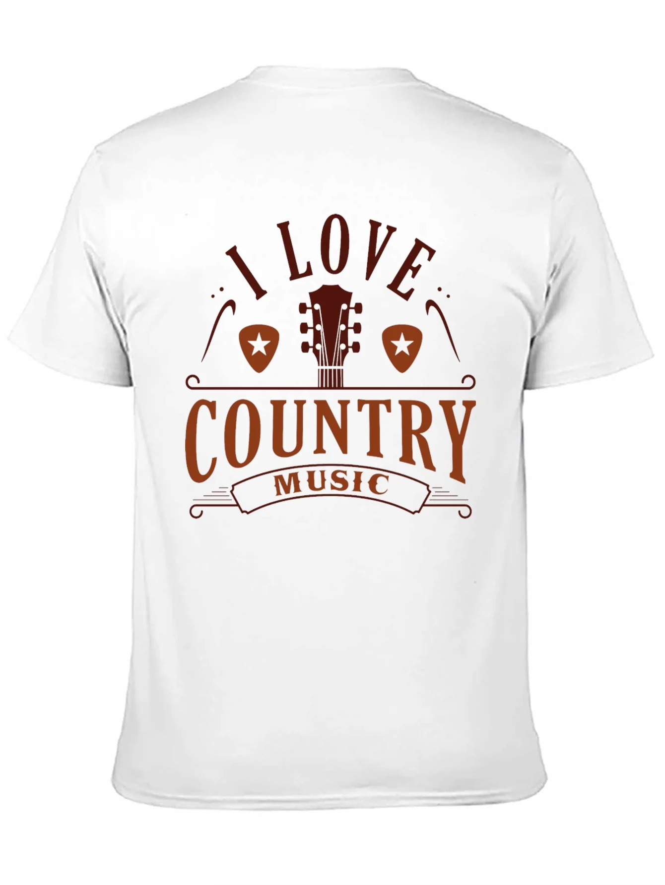 Camiseta Negra I Love Country Music