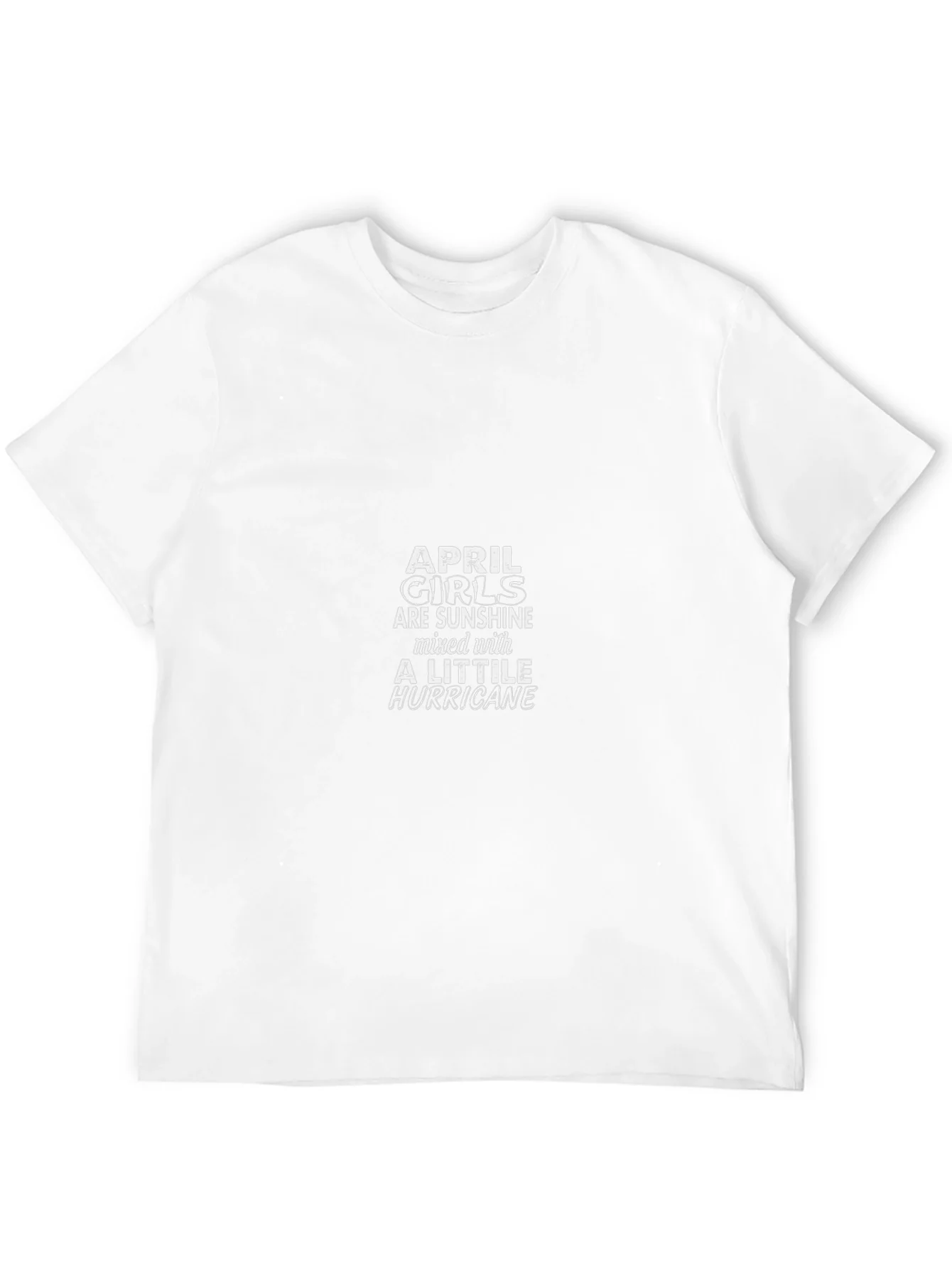 Camiseta Negra con Dise?o April Girls Sunshine